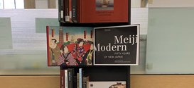 Meiji Modern display from Museum Reads at the Library:  Meiji Modern