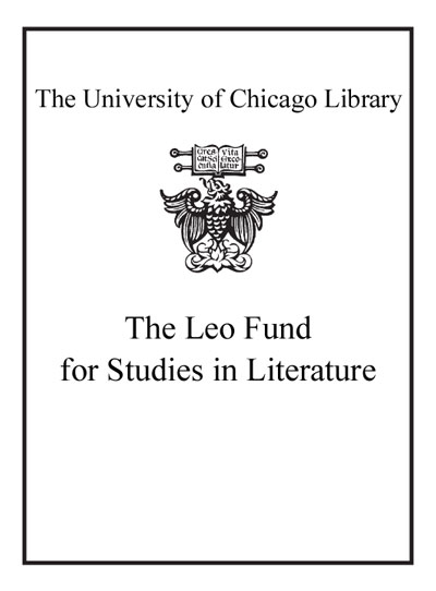 The Leo Endowed Book Fund bookplate