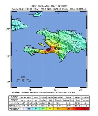 Haiti Earthquake Data Available From US Geological Survey - The ...