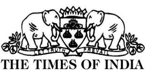 Times of India masthead.